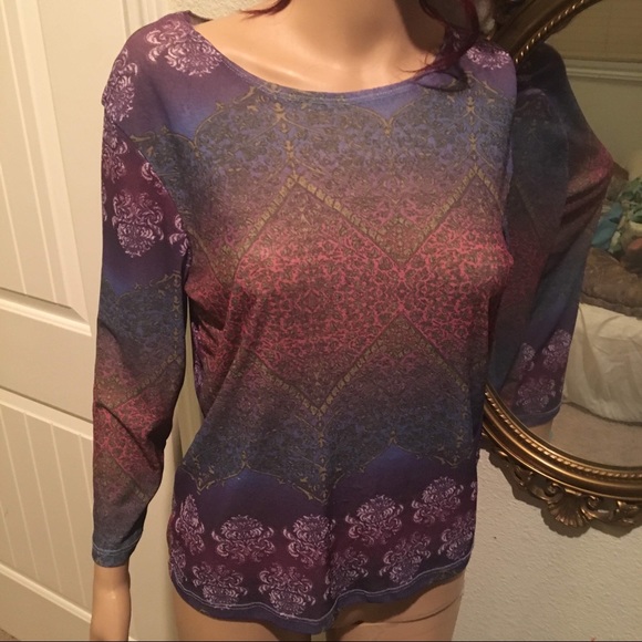 Nu Construction Anthropologie blouse t-shirt top - Picture 3 of 6